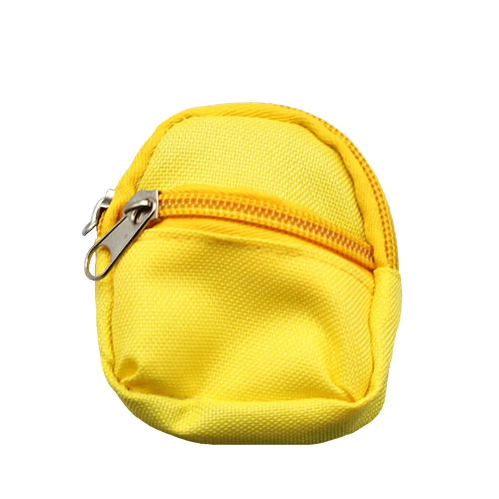 Mini Labubu Doll'S Clothes Outfit Accessories For Ropa Labubu Idol 10cm cotton doll 1/6 BJD Canva Backpack Glasses Hat Clothing