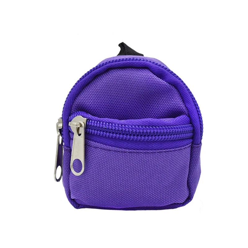 Labubu Canvas Doll Backpack Accessories Multi-color for Labubu Plush Doll 1/6 BJD Barbie Blythes Ropa Doll Bag Toys Accessories
