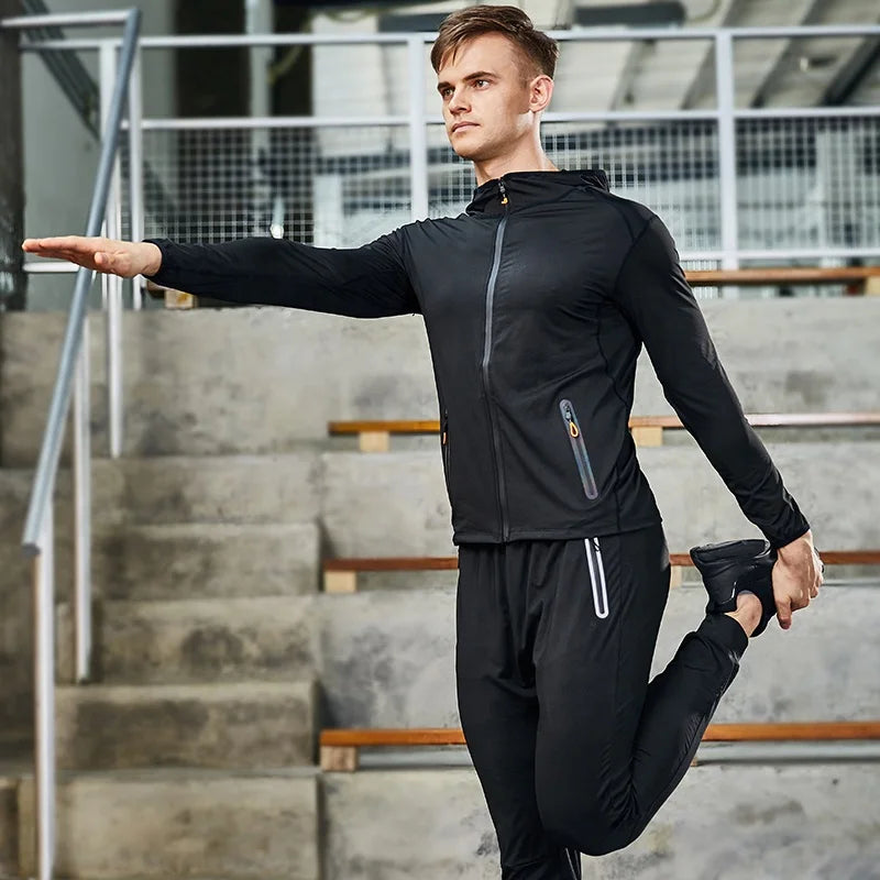 2 Pieces Men Yoga Sports Wear Men Activewear