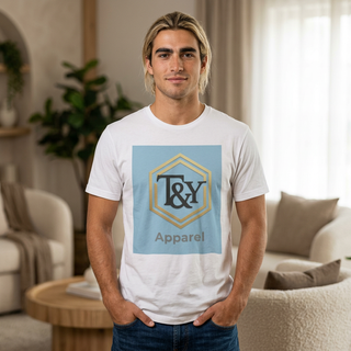 T&Y Logo Tee — Gold Hexagon Apparel Short Sleeve T-Shirt