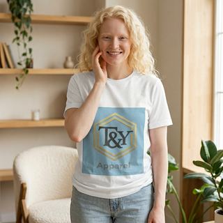 T&Y Logo Tee — Gold Hexagon Apparel Short Sleeve T-Shirt