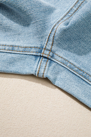Beau Blue Solid Full-Length Regular Pocket Detail Wholesale Denim Jeans