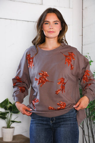 Sequins and Spells Spooky Pullover