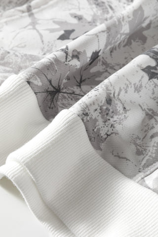 Light Grey Light Woodland Camo Classic Hoodie and Sweatpants Set