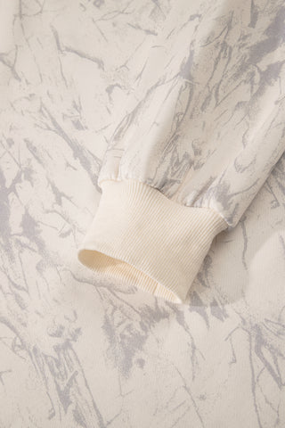 Khaki Camo Print Jogger Pants Set