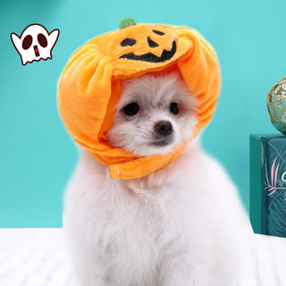 Pet Cat Dog Pumpkin Cat Hat Halloween Ghost Festival Decoration Headwear Supplies