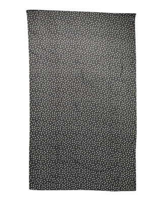 Dolce & Gabbana Black Polka Dots Polyester Wrap Shawl Scarf