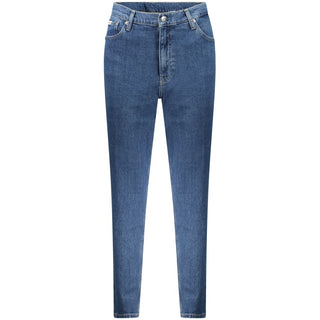 Calvin Klein Blue Cotton Women Jeans