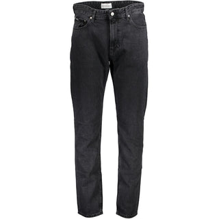 Calvin Klein Black Cotton Men Jeans