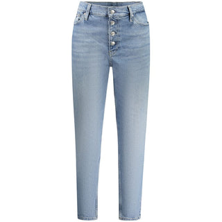 Calvin Klein Blue Cotton Women Jean