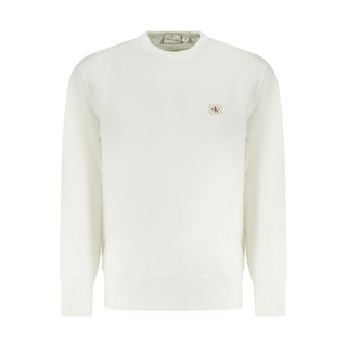 Calvin Klein White Cotton Men Sweater