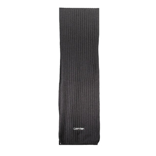 Calvin Klein Black Cotton Scarf