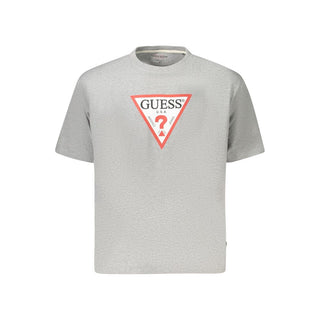 Guess Jeans Gray Cotton Women T-Shirt
