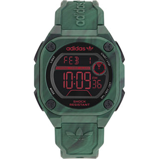 Adidas Green Synthetic Digital Watch