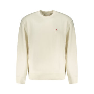 Calvin Klein White Cotton Sweatshirt