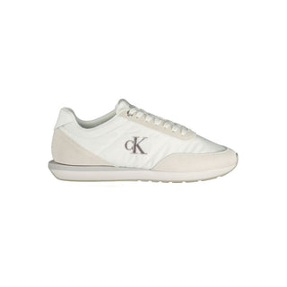 Calvin Klein White Polyester Men Sneaker