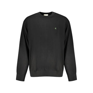 Calvin Klein Black Cotton Men Sweater