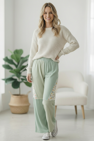 Sage Blossom Lounge Pants