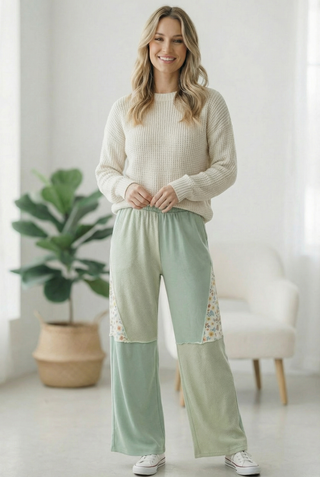 Sage Blossom Lounge Pants