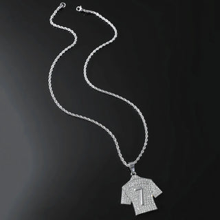 HNSP Cristiano Ronaldo CR 7 Jersey Chain Necklace