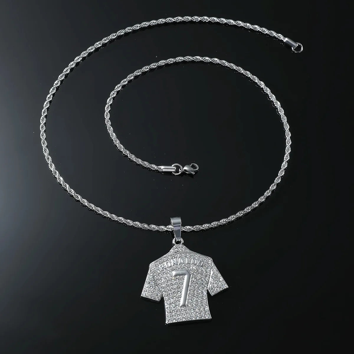 HNSP Cristiano Ronaldo CR 7 Jersey Chain Necklace