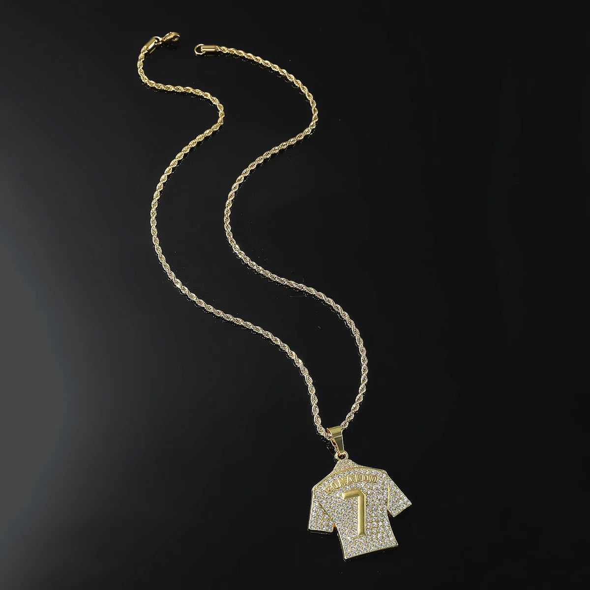 HNSP Cristiano Ronaldo CR 7 Jersey Chain Necklace