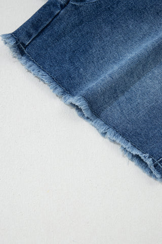 Ashleigh Blue Wrapped Tied Waist Denim Skort