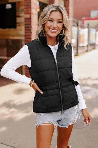 By the Campfire Cozy Black Vest