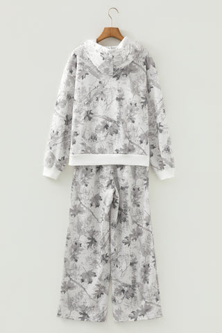 Light Grey Light Woodland Camo Classic Hoodie and Sweatpants Set