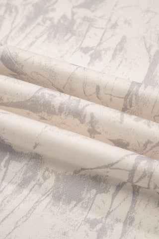 Khaki Camo Print Jogger Pants Set